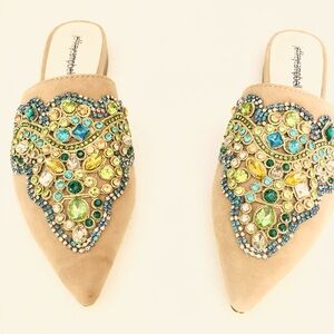 Jeffrey Campbell Olden Emblish Slide Brand New Size 7.5